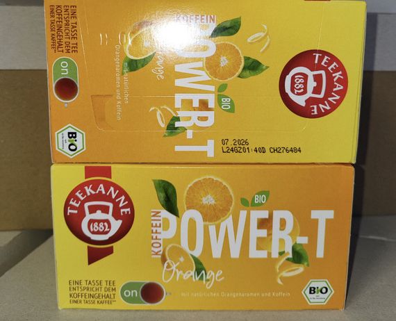 Чай в пакетах Teekanne Power-T фруктовый с апельсином 40.5г (18пак)
