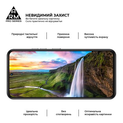 Стекло защитное Armorstandart Pro Tecno Spark 30 Pro 4G (KL7) Black (ARM83308) | Зображення 3