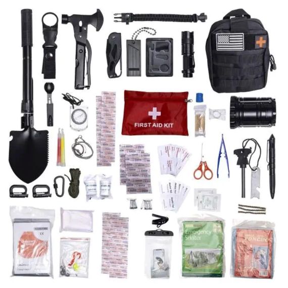 Туристический набор инструментов для выживания 22х17х15 см Lugi HP-D-4