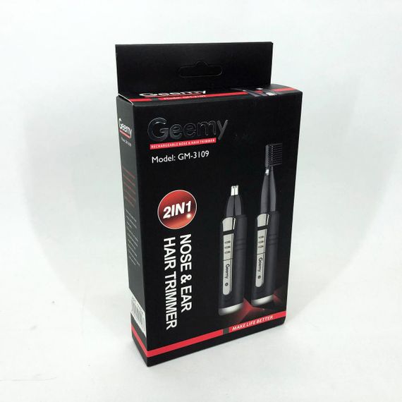 Тример GEMEI GM-3109 2в1, тример бездротовий, машинка чоловіча для гоління, бездротова електробритва | Зображення 8