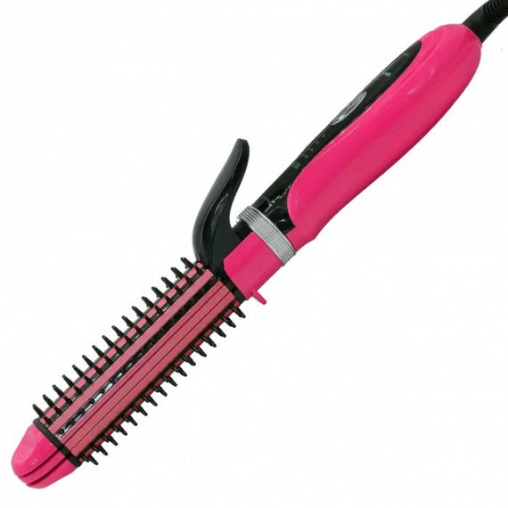 Плойка-праска 3в1 Gemei GM-2922. Колір: рожевий | Зображення 1