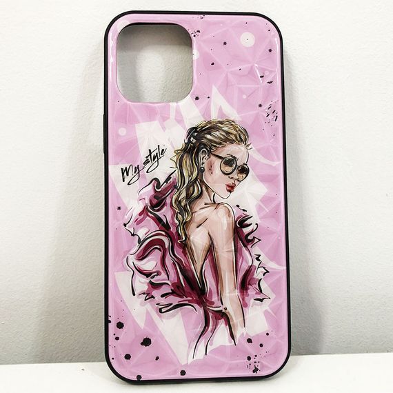 Чохол Apple Iphone 12 Pro Max. My QC-807 style рожевий