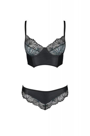 Комплект білизни бікіні, мереживний black S/M ASTRIDA BIKINI - Passion Sex Aura | Зображення 2