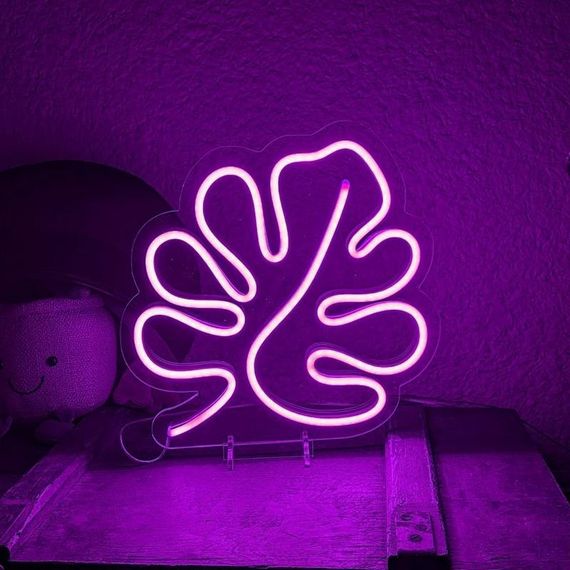 Неоновий світильник Лист 280х280 acr-n000068 | Зображення 2