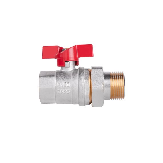 Кран кульовий "Американка" SD Plus 1" ВЗ прямий SD220W25 | Зображення 1