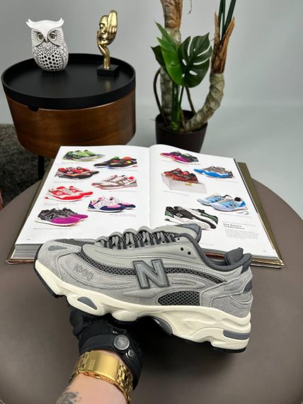 Мужские кроссовки New 1000  Grey Beige Легка хода в будь-яку погоду весна / літо / осінь A4217 | Зображення 6