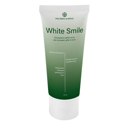 Зубная паста Растение Карпат White Smile 75 мл