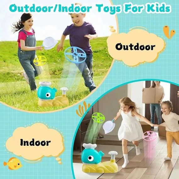 Интерактивная детская игрушка летающая тарелка фрисби Small Whale OU-27