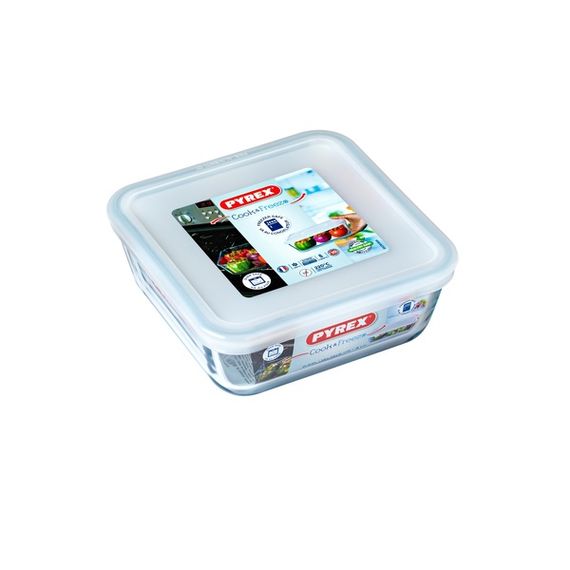 Форма з кришкою Pyrex Cook&Freez, 15х15 см