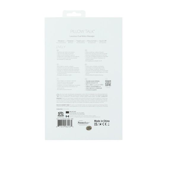 Розкішний кролик з ротацією та вібрацією Pillow Talk Lively, кристал Сваровскі, потрійний відро, Pink | Зображення 8