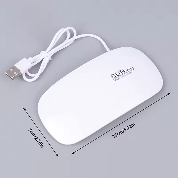 Мінілампа для нігтів F2 6W USB портативна UV/LED для гель-лаку | Зображення 3