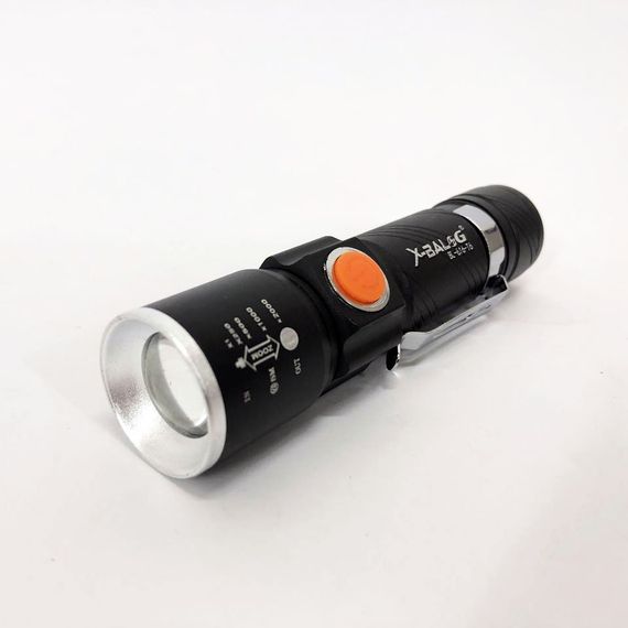 Фонарь ручной мощный X-Balog BL-616-T6 | Тактические фонари для охоты | SY-645 Яркий фонарик | Зображення 8