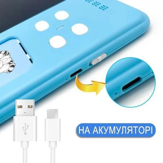 Планшет для рисования с обучающими карточками S5 Blue | Зображення 3