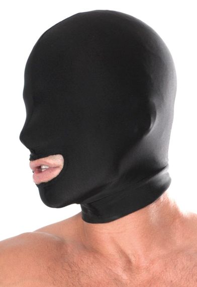 Маска БДСМ FFS Spandex Open Mouth Hood Sex Aura | Зображення 1