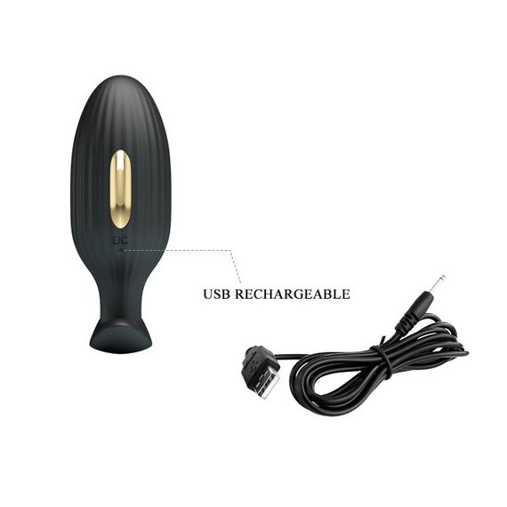 Анальна пробка Pretty Love JEFFERSON з вібрацією, електро стимуляцією та дистанційним керуванням BI-040083HP sexstyle | Зображення 8