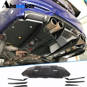 Дифузор заднього бампера V6 (для E92/E93 M3, Карбон) для BMW 3 серія E-90/91/92/93 2005-2011 рр