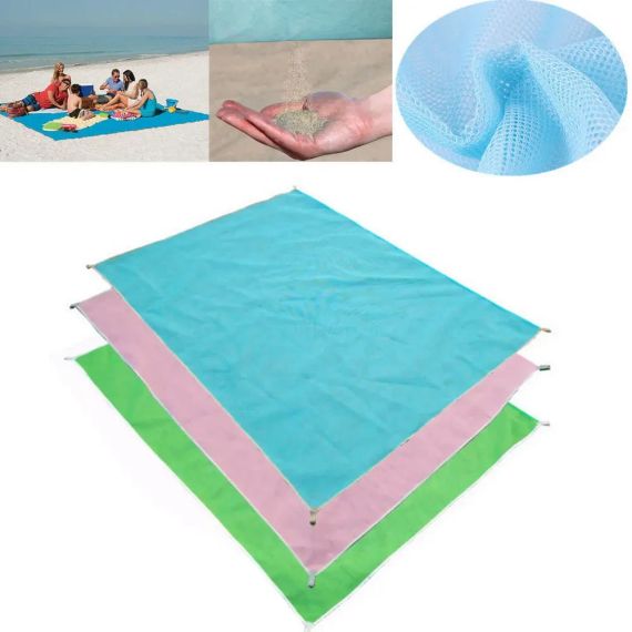 Анти-песок Пляжная чудо подстилка коврик для моря Originalsize Sand Free Mat | Зображення 4