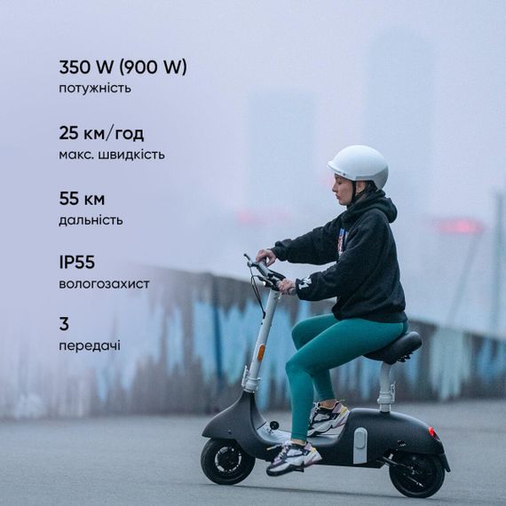 Електросамокат з сидінням OKAI Ceetle PRO EA10C Black | Зображення 6