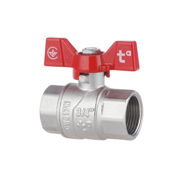 Кран кульовий SD Forte 3/4" ВР для води (метелик) SF602W20 | Зображення 2