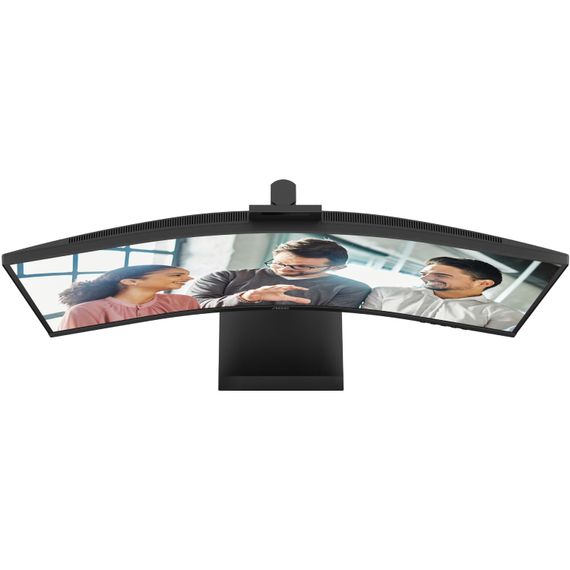 TFT 34" AOC CU34E4CW, WQHD, VA, 120Гц, вигн., 2xHDMI, DP, USB-C, RJ-45, USB-hub,cam,HAS, кол.,чорний | Зображення 8