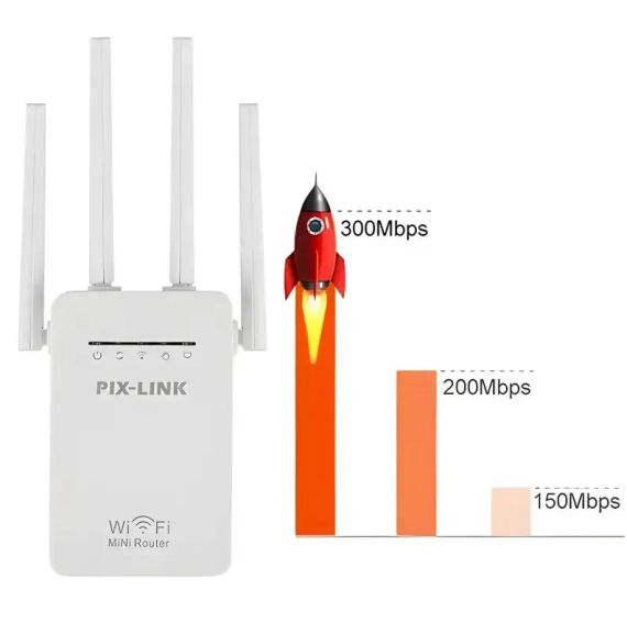 Wi-Fi рептер WR09WIFI, усилитель беспроводного сигнала, режим Repeater/AP, расширение зоны покрытия Wi-Fi | Зображення 3