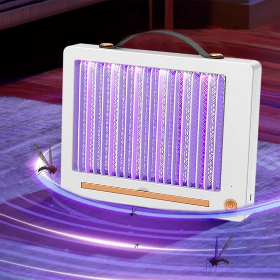 Електрична лампа-ловушка для комарів Electric Shock, підвісна пастка для мух від USB | Зображення 8
