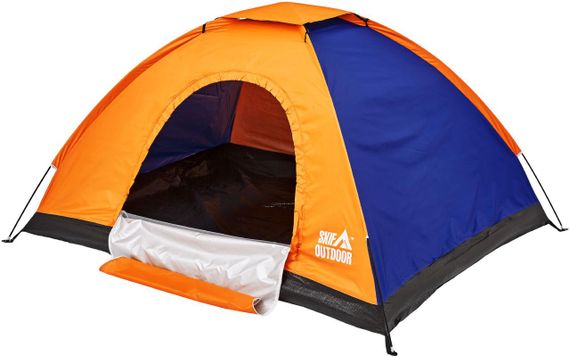 Палатка Skif Outdoor Adventure 200x150 см Палатка туристическая Палатка для отдыха Трехместная палатка | Зображення 1