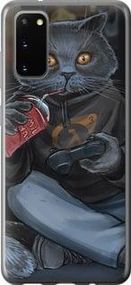 Чохол на Samsung Galaxy S20 gamer cat із пластику FCh_033295
