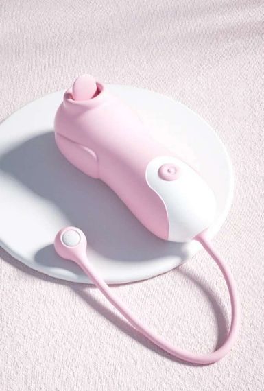 Вибромассажёр "Sweet tongue", цвет розовый, 10 режимов вибрации sexstyle | Зображення 4