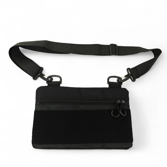 Молодіжна тактична сумка для патчів на плече з 4 кишенями black | Зображення 7