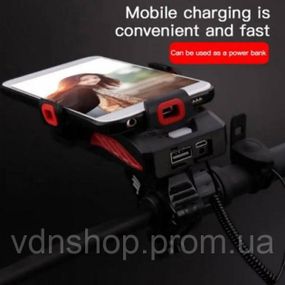 Фонарь для велосипеда с защитой от воды, Фонарик для самоката велосипеда Фара led SO-49