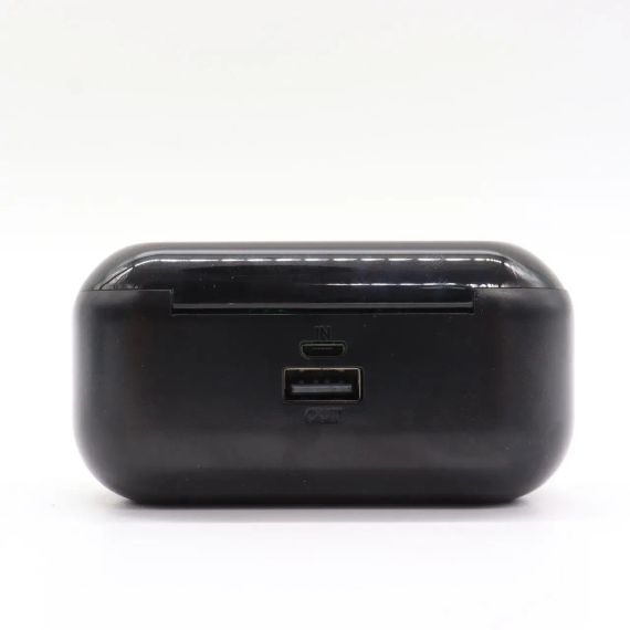 Беспроводные Bluetooth наушники F9, Черные / Сенсорные наушники с зарядным кейсом / Вакуумные блютуз наушники | Зображення 5