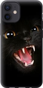 Чехол на iPhone 12 Mini Чёрная кошка "932u-2071-17620"