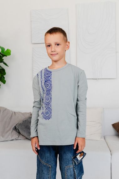 Джемпер для хлопчика Носи своє 116 Сірий (p-14850-169169) | Зображення 4