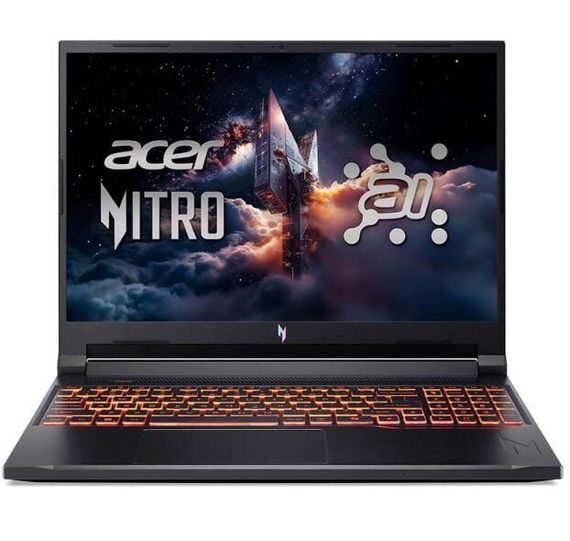 Ігровий ноутбук Acer Nitro V 16 ANV16-42-R87B / 16" (1920x1080) IPS / AMD Ryzen 7 260 (8 (16) ядер по 3.8 - 5.1 GHz) / 16 GB DDR5 / 1000 GB SSD NVMe / nVidia GeForce RTX 5070, 8 GB GDDR7, 128-bit / WebCam б/в | Зображення 1