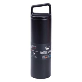 Термос металлический 500 мл Bottle Sport с вакуумной изоляцией  черный HPGM5009B