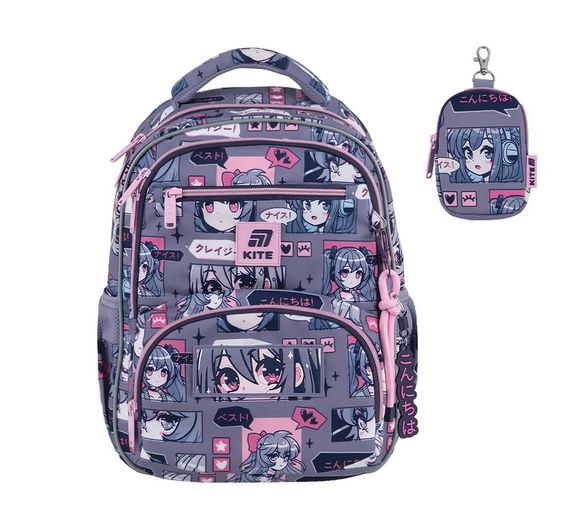 Шкільний рюкзак K25-773M-5 Kite Education "Anime Girl" (4063276198211)
