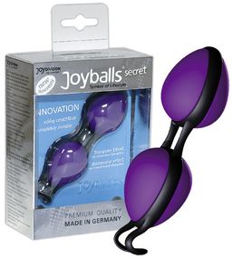 Вагінальні кульки лілово-чорні СЕКРЕТ JOY Sex Aura