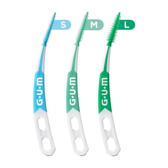 Набір міжзубних щіток GUM SoftPicks Pro розмір L, 30 шт. в блістері | Зображення 1