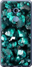 Чехол на HTC U11 Plus Кристаллы 2 "3674u-1363-17620"