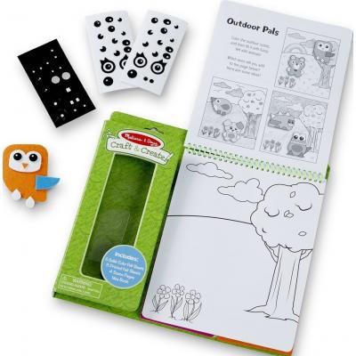 Набор для творчества Melissa&amp;Doug Набор войлочных наклеек Друзья (MD5060) | Зображення 2