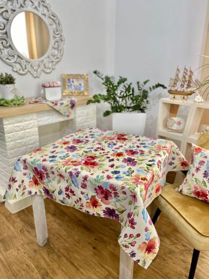 Скатертина гобеленова EDEN403 Limaso, 137х240, Прямокутна, Повсякденний, Без люрексу, 75% поліестер, 22% бавовна, 3% акрил, Гобелен | Зображення 2