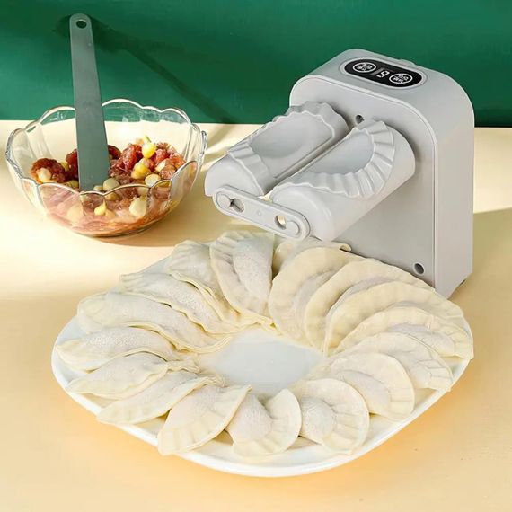 Автоматична машинка для ліплення вареників та пельменів, з USB, Electric Dumpling Maker Mashine / Електричний верстат для | Зображення 6