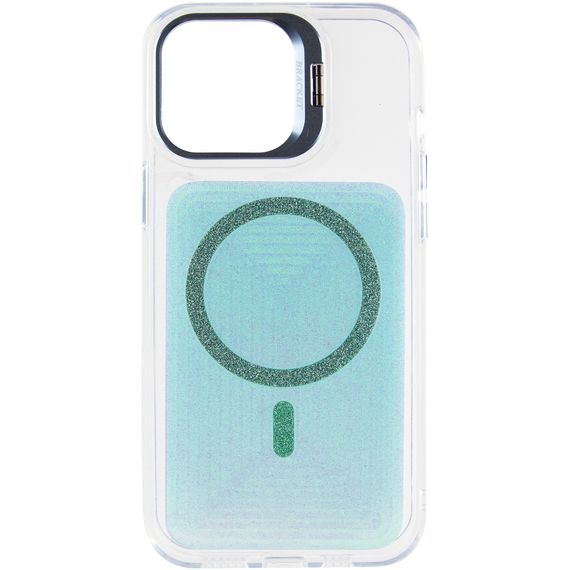 Чохол TPU+PC Jewel Sparkle with Magnetic Fit для Apple iPhone 15 (6.1") Aqua Blue | Зображення 1