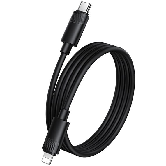 Дата кабель Borofone BX123 Leya Type-C to Lightning 30W (1m) Black | Зображення 2