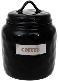 Банка фарфорова Necollie "Coffee" 1500мл, чорна
