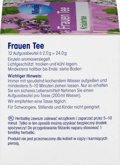 Травяной чай для женщин Mivolis Frauen Tee, 12 пакетиков, Германия | Зображення 3
