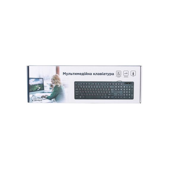 Клавіатура Gembird KB-MCH-04-UA USB Black (KB-MCH-04-UA) | Зображення 3
