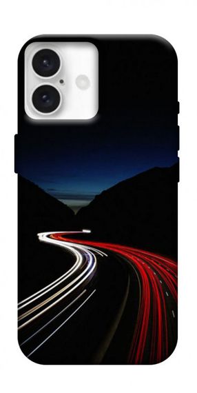 Чохол з картинкою Червоно-біла дорога для Apple iPhone 16 (6.1")