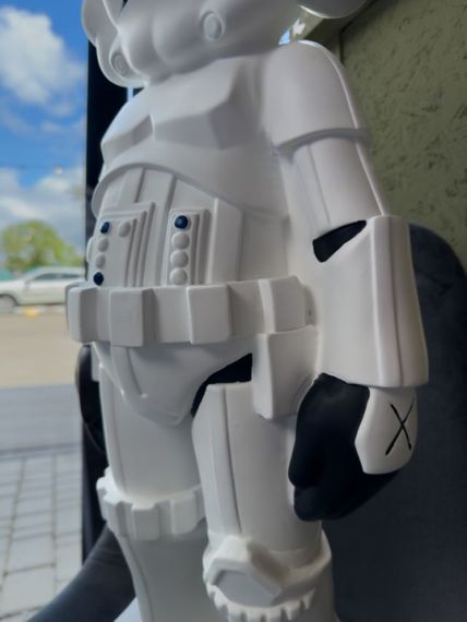 Статуетка Kaws Star Wars Stormtrooper White дизайнерська колекційна фігурка 70 см білий kw009 | Зображення 5